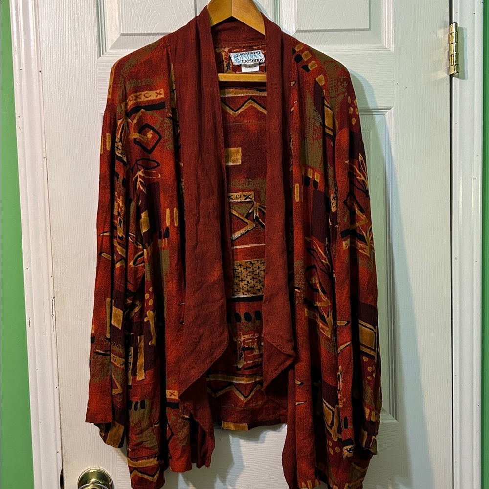 Southwest Indian Foundation cardigan style cover